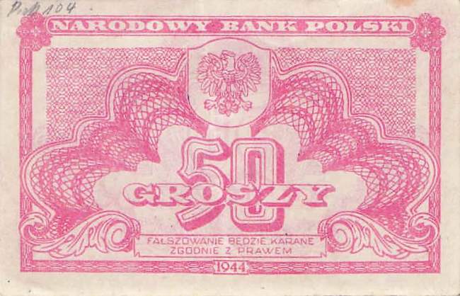 50 Groszy Polen 1944 p104